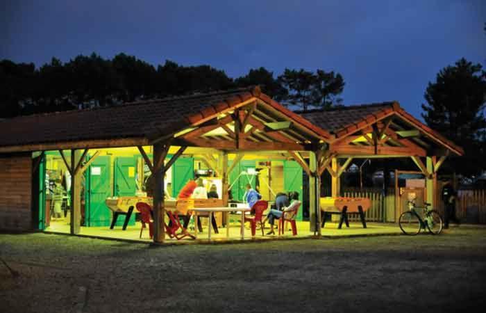 Chalet Camping Les Vignes Lit-et-Mixe Exteriér fotografie