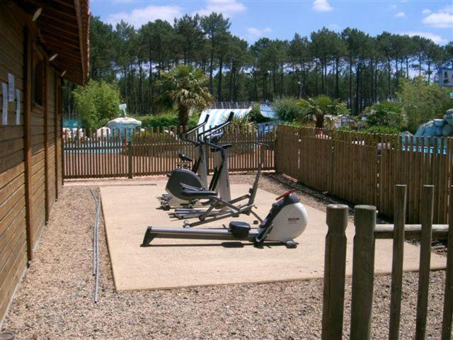 Chalet Camping Les Vignes Lit-et-Mixe Exteriér fotografie