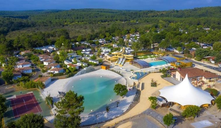 Chalet Camping Les Vignes Lit-et-Mixe Exteriér fotografie