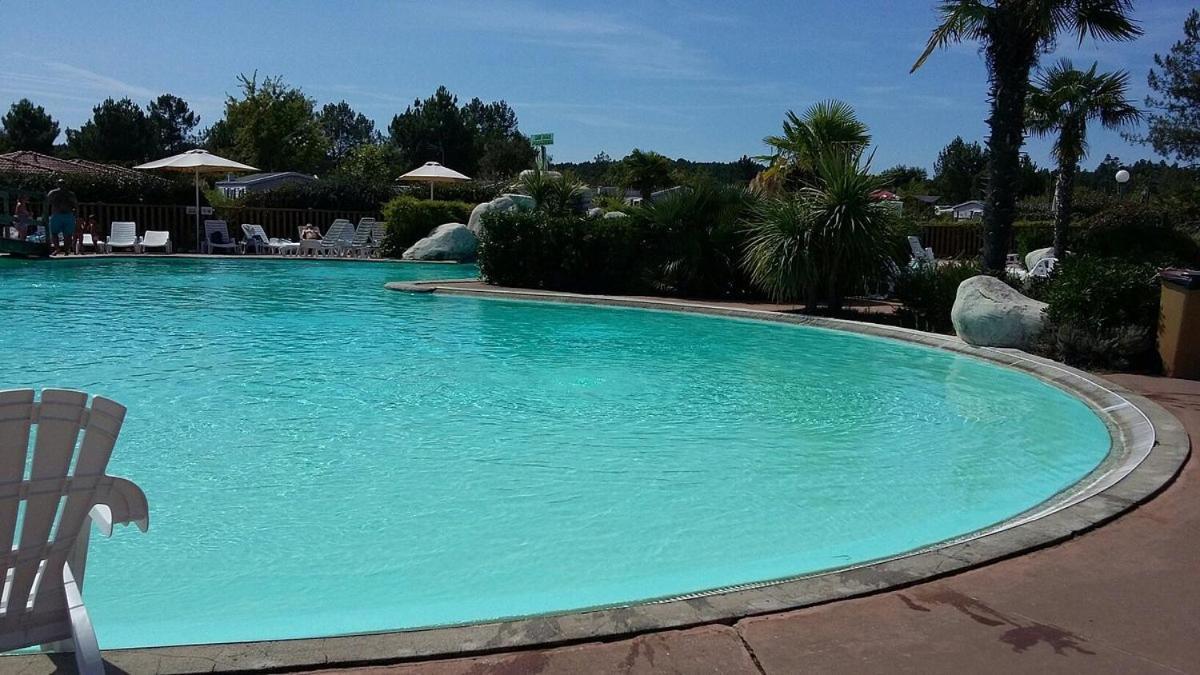 Chalet Camping Les Vignes Lit-et-Mixe Exteriér fotografie
