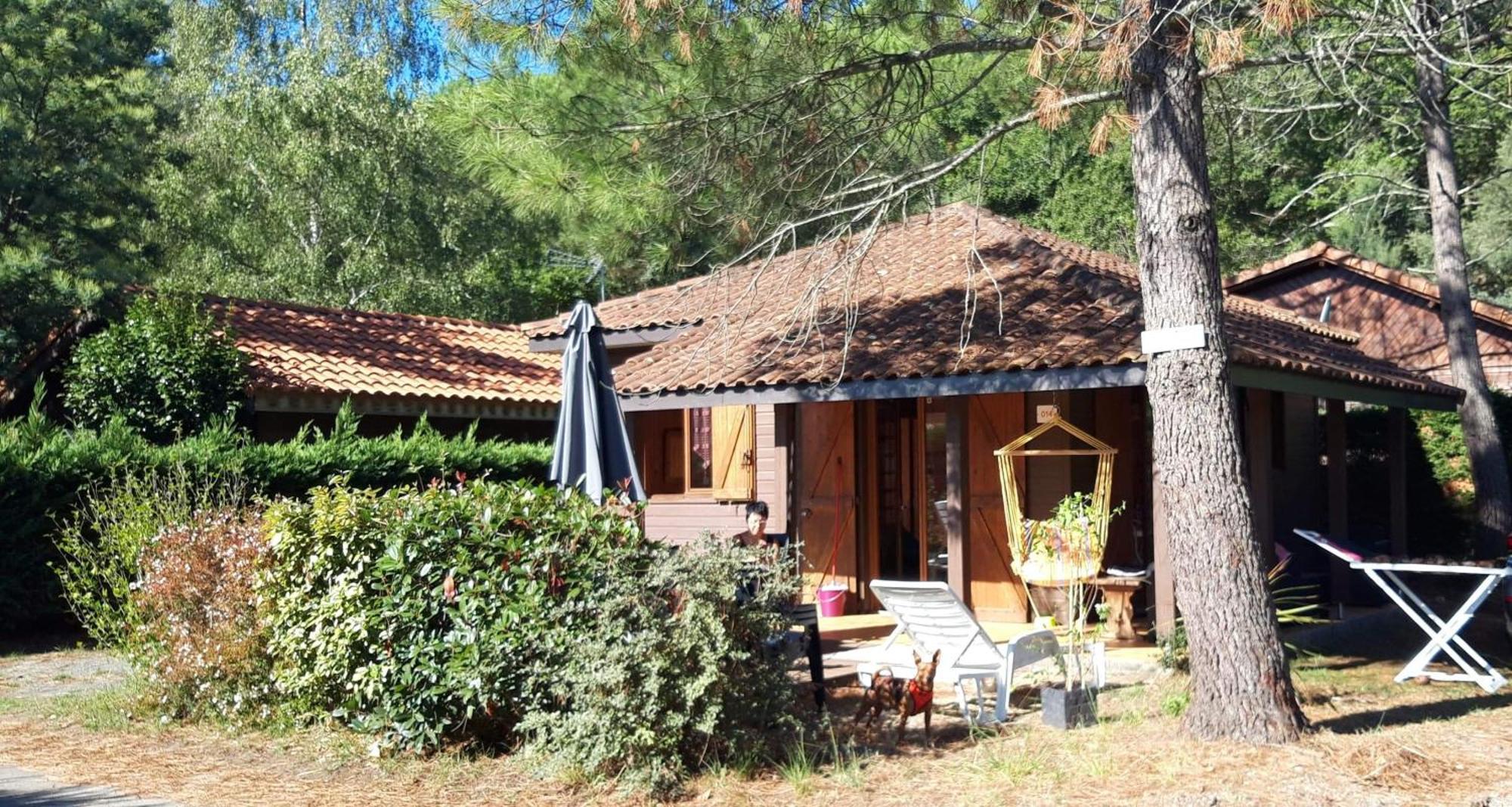 Chalet Camping Les Vignes Lit-et-Mixe Exteriér fotografie