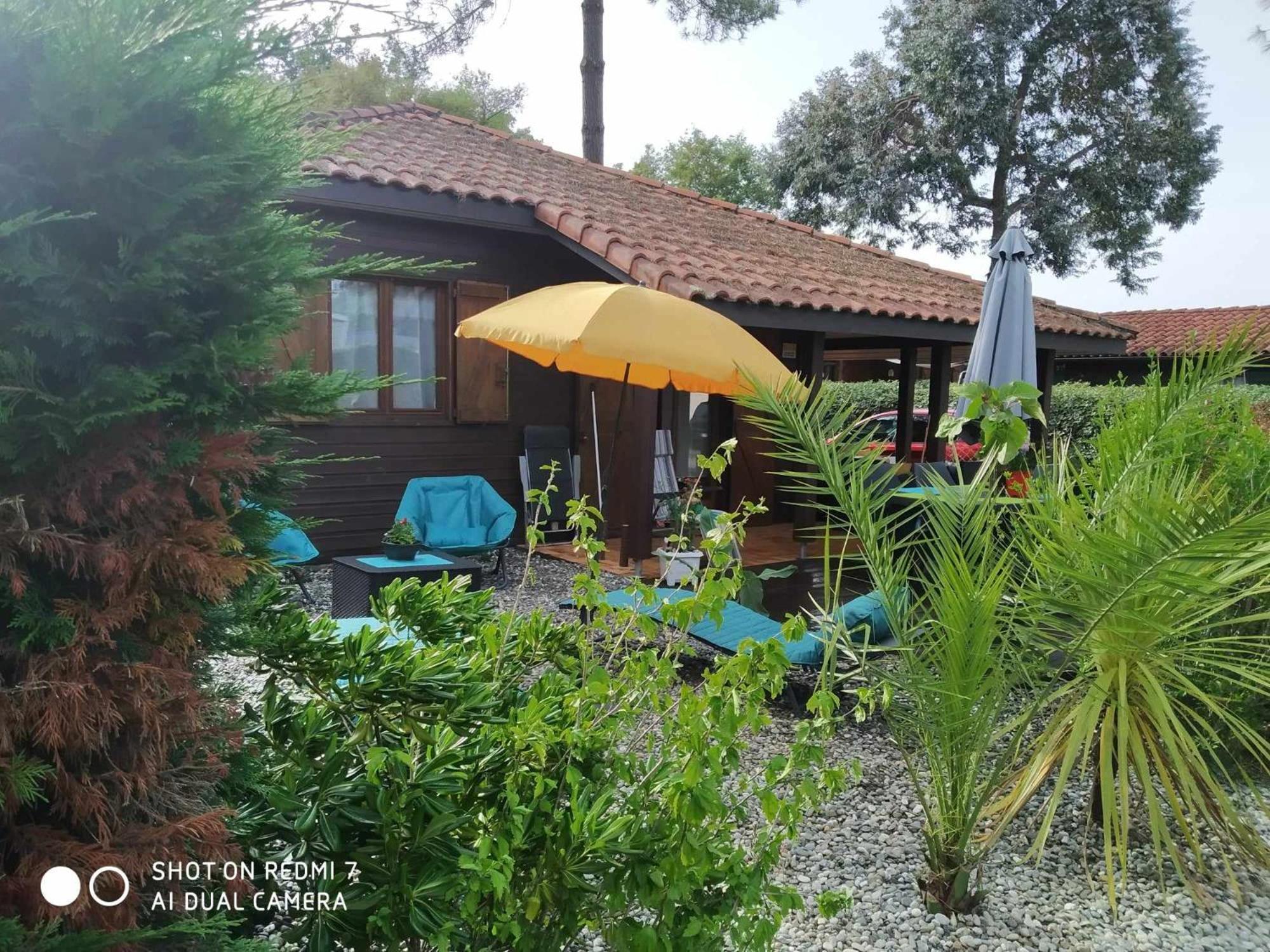 Chalet Camping Les Vignes Lit-et-Mixe Exteriér fotografie