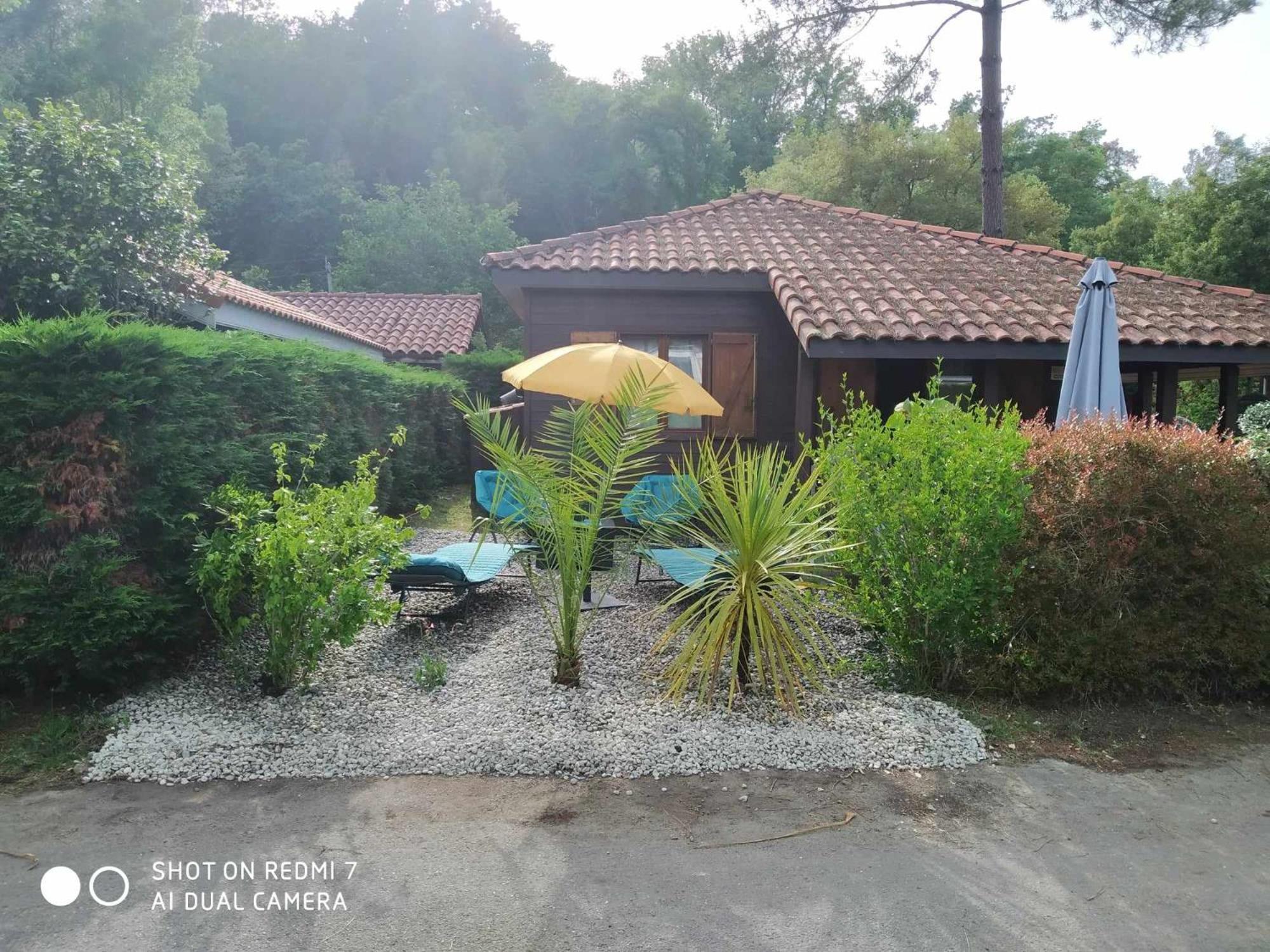Chalet Camping Les Vignes Lit-et-Mixe Exteriér fotografie