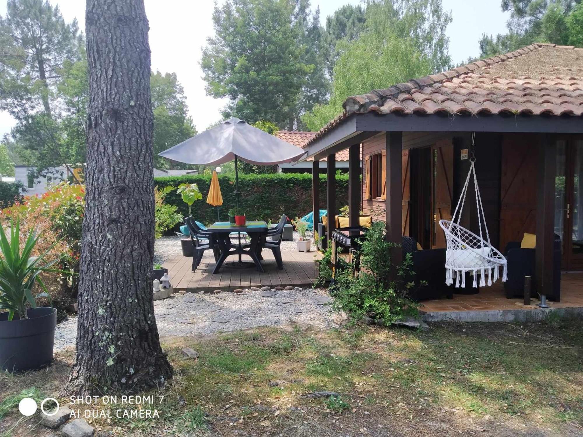 Chalet Camping Les Vignes Lit-et-Mixe Exteriér fotografie